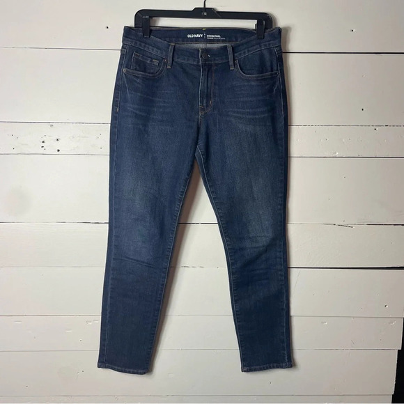 Old Navy Jeans Mid Rise Original Size 8 Short - Picture 1 of 3